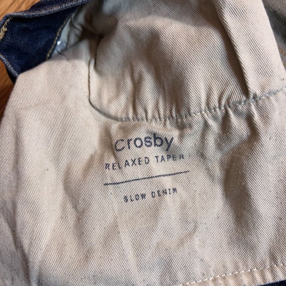 Oliver‎ Logan Jeans Crosby Relaxed Taper Slow Denim Women 38X26 (Tag 34) Raw Hem - Picture 5 of 11